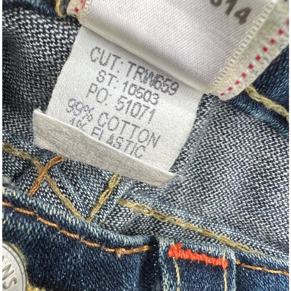 True Religion VTG USA Made Joey Low Rise Flare Jeans Size 28 - Picture 13 of 15